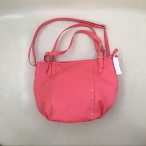 NWT Beautiful coral shoulder purse